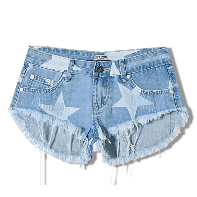 Sexy Denim Shorts Women Destroyed 
