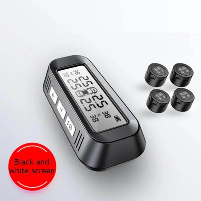 5 шт. смарт-автомобиль TPMS система контроля давления в шинах Солнечная энергия цифровой ЖК-дисплей автоматическая система охранной сигнализации s давление в шинах