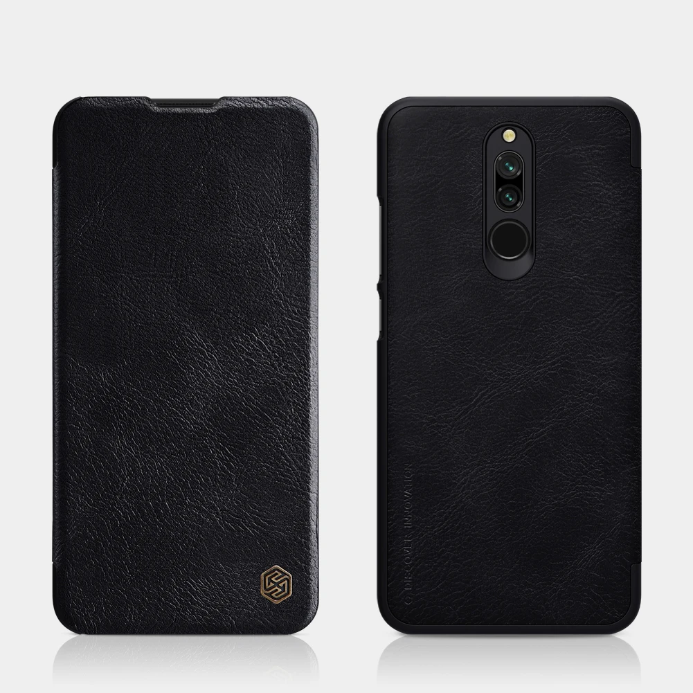 Чехол для Redmi 8 серии Nillkin Qin из искусственной кожи чехол-книжка для Xiaomi Redmi 8