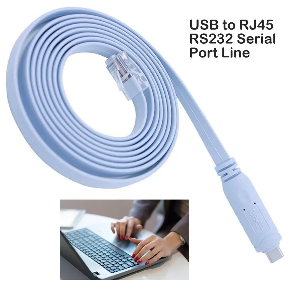 Кабель USB/type-C к RJ45 кабель USB к последовательному/Rs232 консольный кабель переключения для Cisco Route USB2.0 интерфейс к RJ45 кристалл головной линии