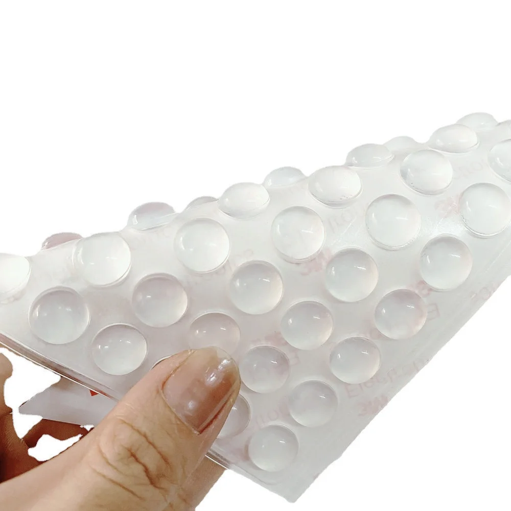 64-100PCS Door Stops Self adhesive Silicone Rubber Pads Cabinet Bumpers Rubber Damper Buffer Cushion Furniture Hardware