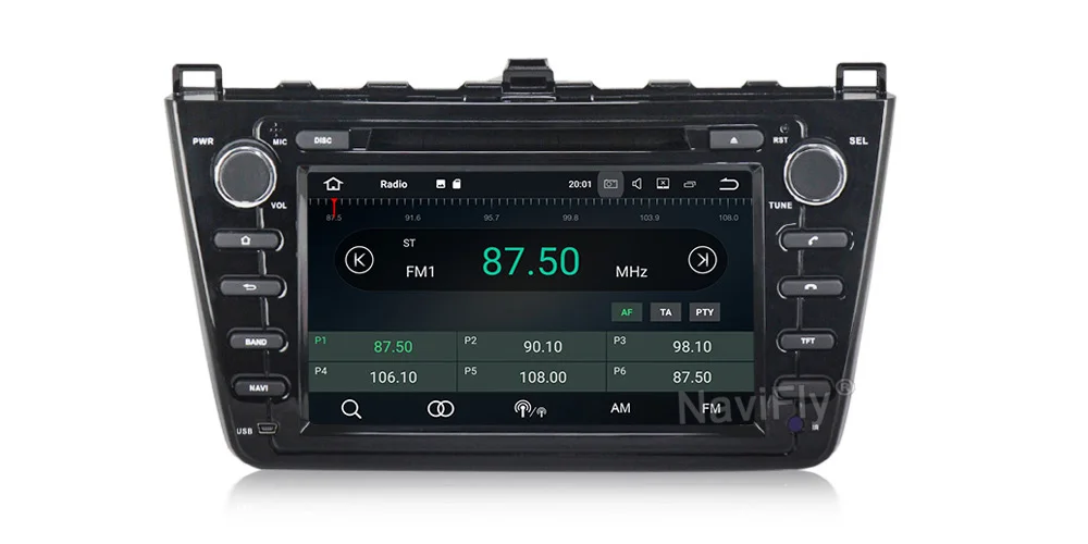 Cheap 8Core Android 9.0 4+32G Car Radio DVD Player Car Multimedia For Mazda 6 Ruiyi Ultra 2008 2009 2010 2011 2012 GPS Navi Canbus RDS 11