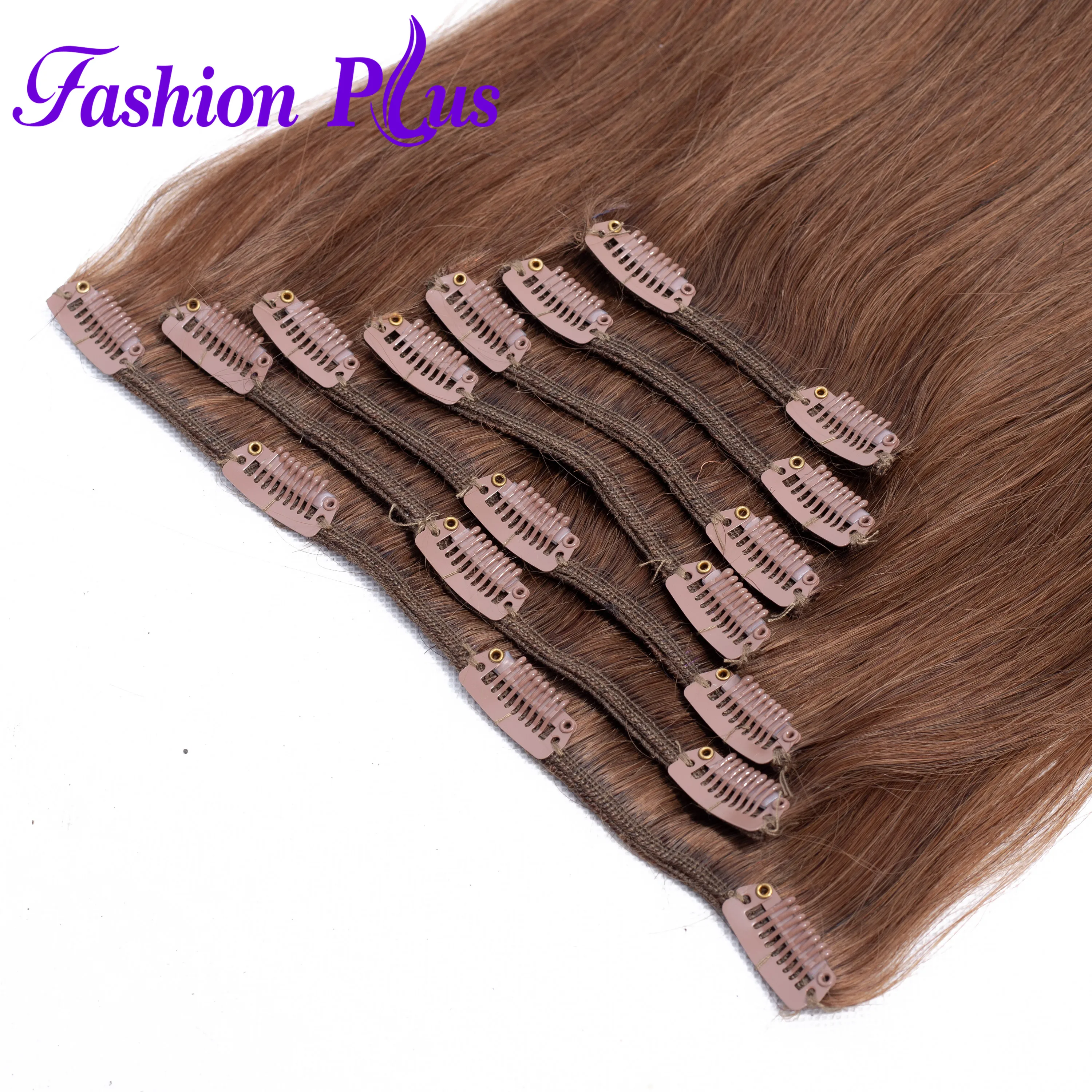 Remy человеческие волосы на заколках для наращивания 16-22 дюймов, бразильские прямые волосы на заколках для наращивания 7 шт./компл. 120 г