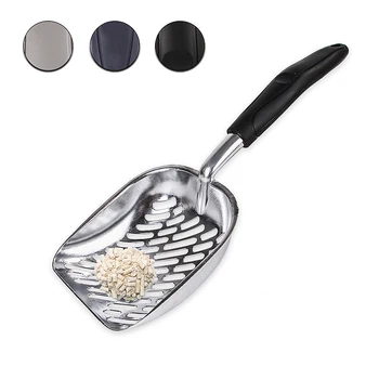 

Cat Litter Scoop Shovel Stainless Steel Metal Pooper Scoopers Pets Litter Sand Shovel Pet Shit Artifact Clean Tools