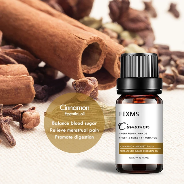 Cinnamon Essential Oil  100% Pure Essential Oil, Therapeutic Grade, Perfect for Aromatherapy, Relaxation, Improved Mood 5