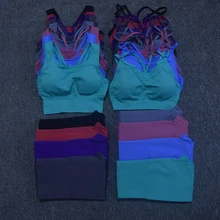 24 цвета спортивный костюм Йога наборы женская спортивная одежда энергия бесшовные леггинсы мягкий спортивный бюстгальтер 2 шт. Фитнес Спортивная тренировочная набор