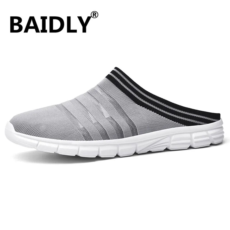 Sandalias de playa ligeras para hombre, chanclas romanas a la moda, calzado informal, zapatos planos transpirables de gladiador para verano