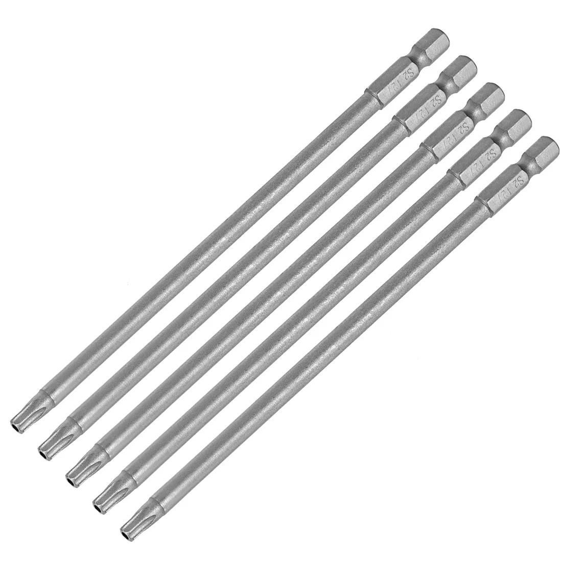Uxcell 5 шт. отвертка Torx биты 1/4 дюймов шестигранный хвостовик 150 мм Длина TT27