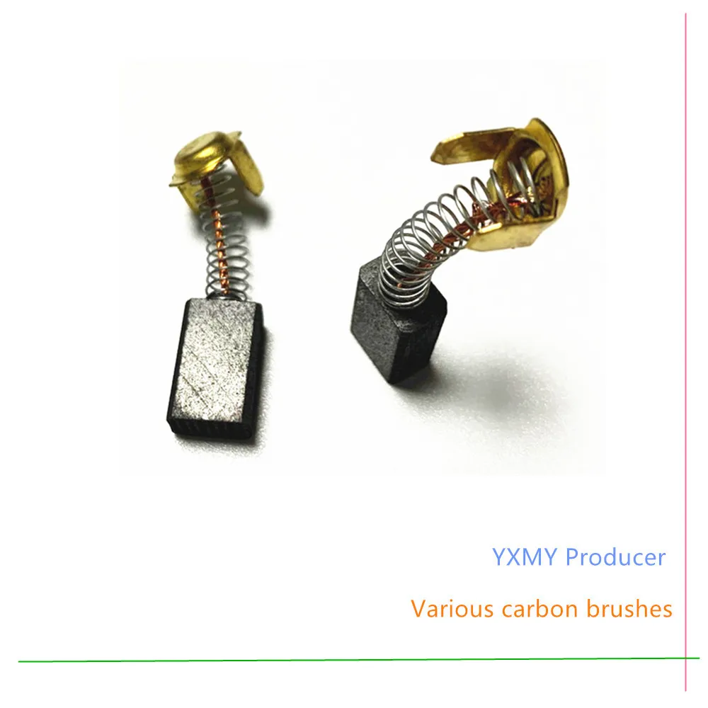 히타치 999043 SAT180 G15SA2 SAT180 앵글 그라인더/폴리싱 머신 용 카본 브러쉬 교체 8 개, 7X11 0.27 0.43 H45SR M12VC