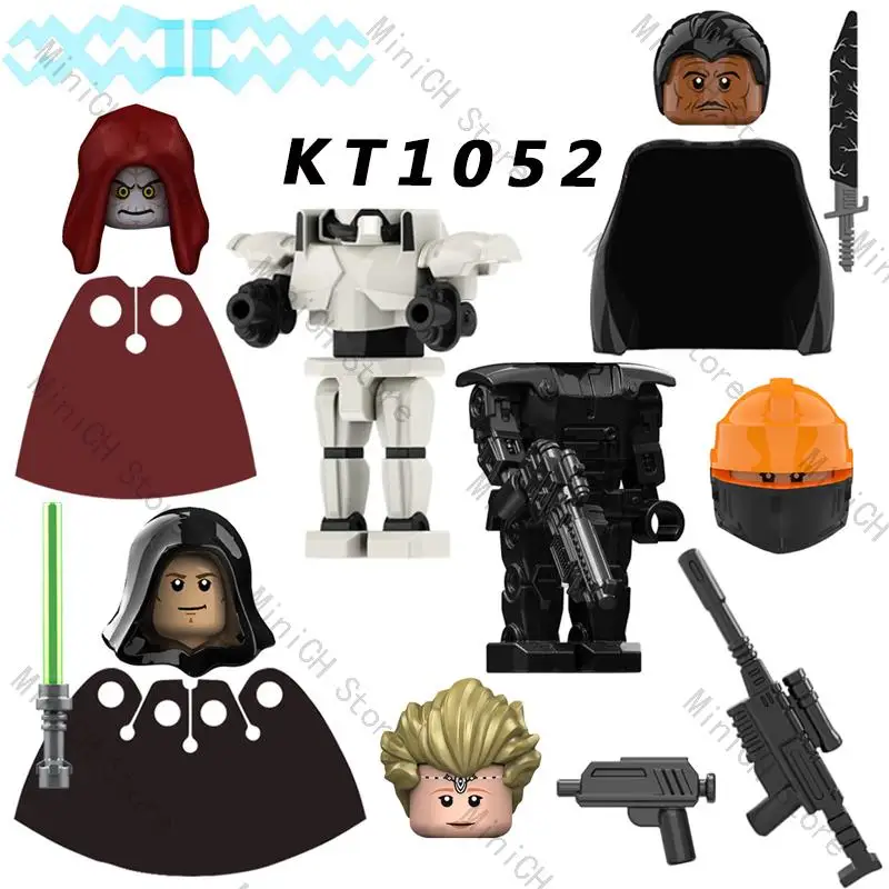 Одиночная продажа XP395 Темный робот солдаты строительные блоки экшн-фигурки
