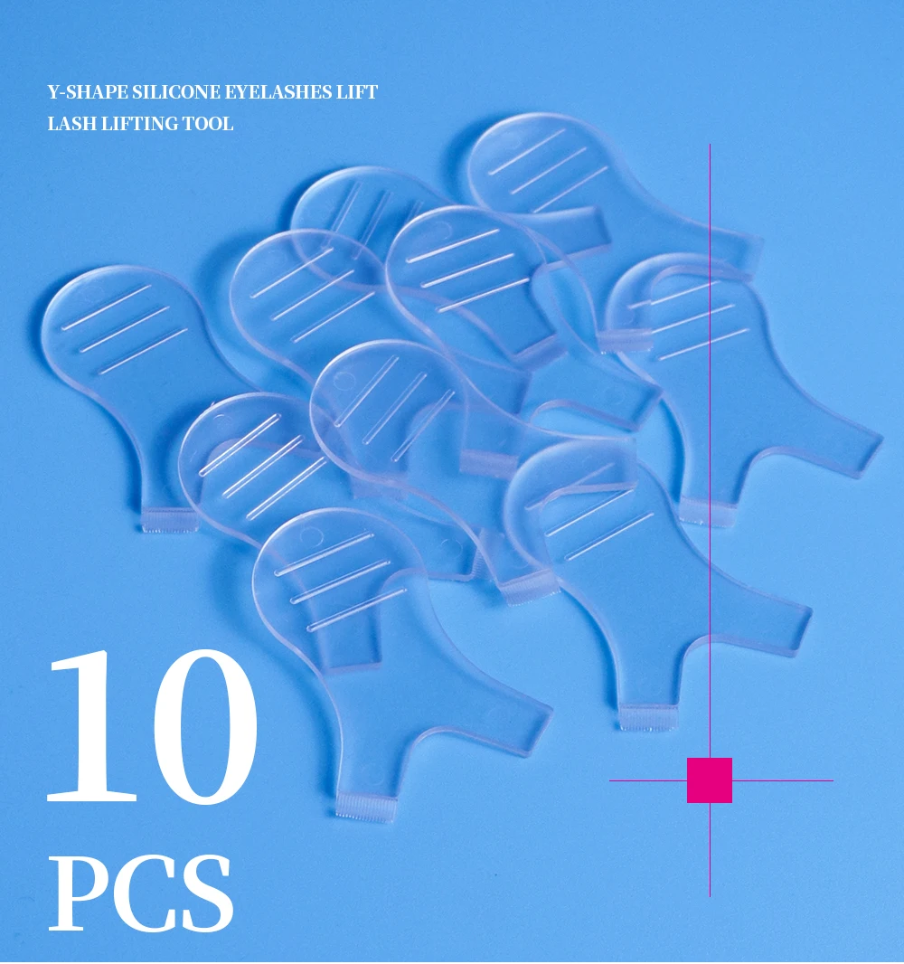 3 Pairs Silicone Eyelash Perm Pad Recycling Lashes Rods Shield Lifting 3D Eyelash Curler Accessories Applicator Tools