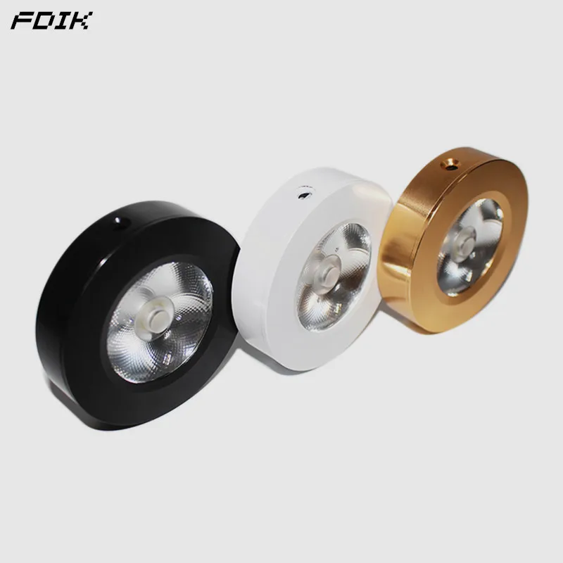 

Ultra-Thin LED Downlights 5W 7W 12W COB LED Ceiling Spot lights AC110-240V Under Cabinet Lights Warm Cold White Indoor Lighting