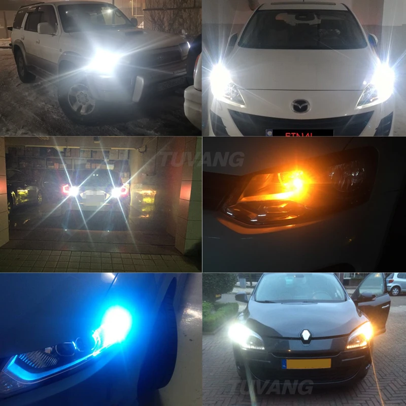 2x T10 W5W светодиодный светильник 3030 SMD 168 194 Габаритные фонари для автомобиля лампа
