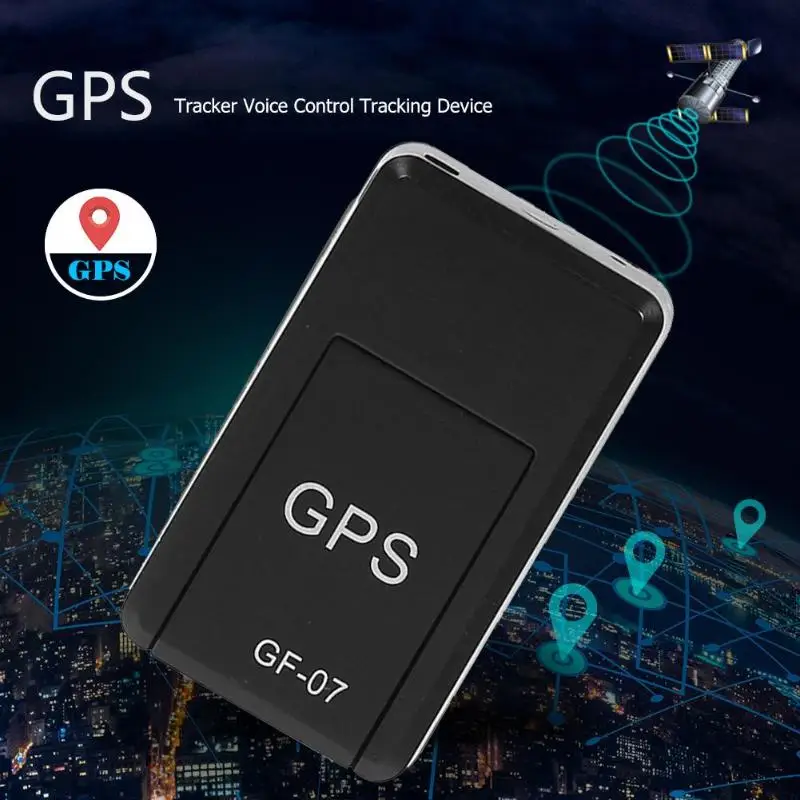 GF07 Мини Автомобильный gps трекер Голосовое управление анти-потеря записи отслеживающее устройство GSM/GPRS gps локатор для автомобиль, транспортное средство, мотоцикл