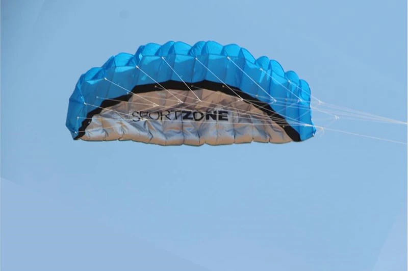 free shipping 2.5m Dual Line Stunt Sports soft Kites with control bar kitesurfing outdoor toys flying kiteboard factory koi new 5