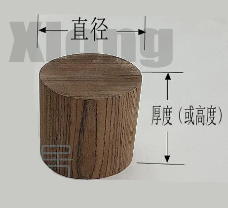 

10pcsDiameter:25mm Thickness:10mm Walnut Cylindrical Wood Block Diy Making Model Material Hut Accessories Handmade Garden Shaped