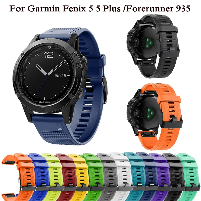 22 мм силиконовый ремешок для Garmin Fenix 5 smart Watches многоцветный сменный часов |