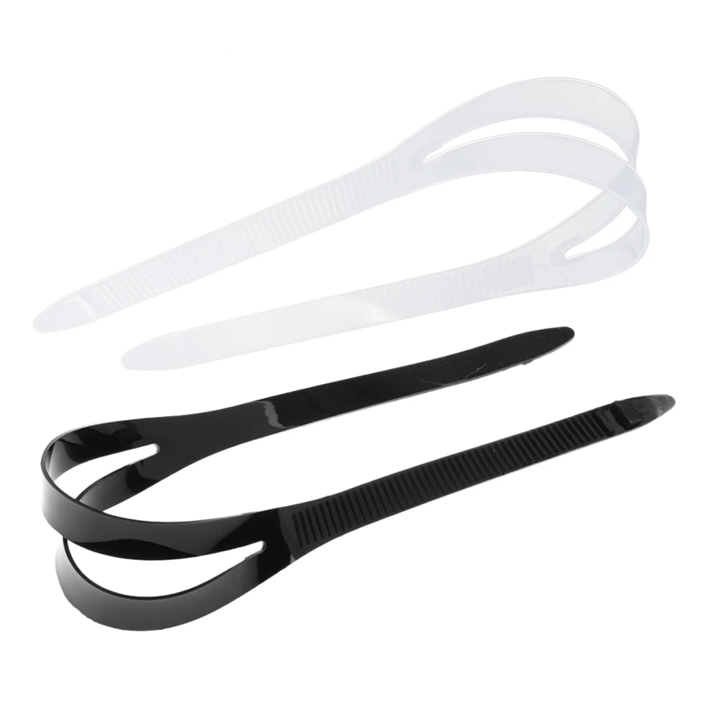2Pcs Comfort Premium Silicone Mask Strap Band Replacement -Scuba Diving Swim 2Pcs Comfort Premium Silicone Mask Strap Band Replacement -Scuba Diving Swim