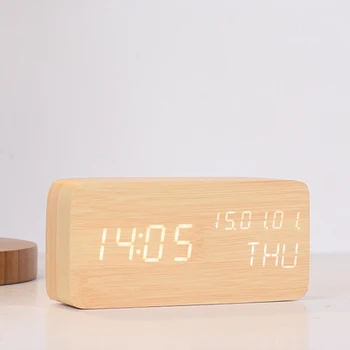 

Alarm Clock Nightlight Silent Simple Bedside Night Alarm Clock Reloj Despertador Digital Relogio Digital 2019products 50nz080