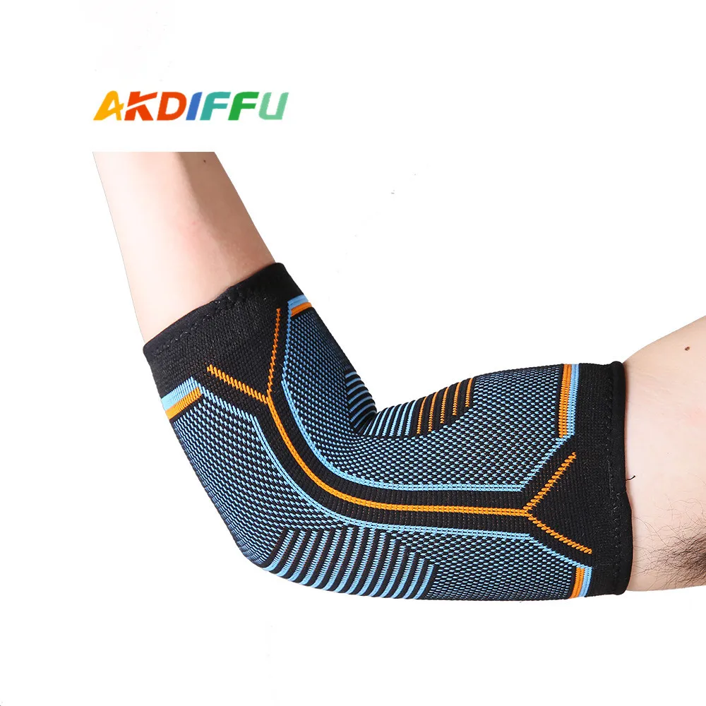 

Manufacturers Direct Selling Sports Elbow Guard Knitted Pressure Warm Protection Elbow Volleyball Tennis Basketball Fitness Spor