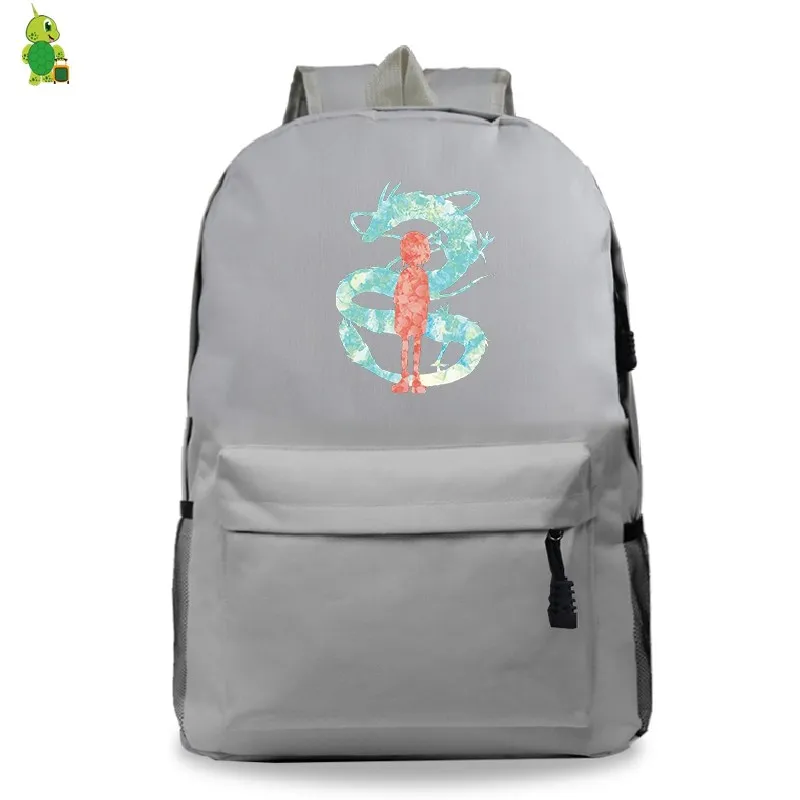 Школьные сумки Ghibli, Унесенные унесением, без лица, мужской рюкзак для подростков, женщин и мужчин, рюкзак для ноутбука, Детский рюкзак для книг, повседневные дорожные сумки