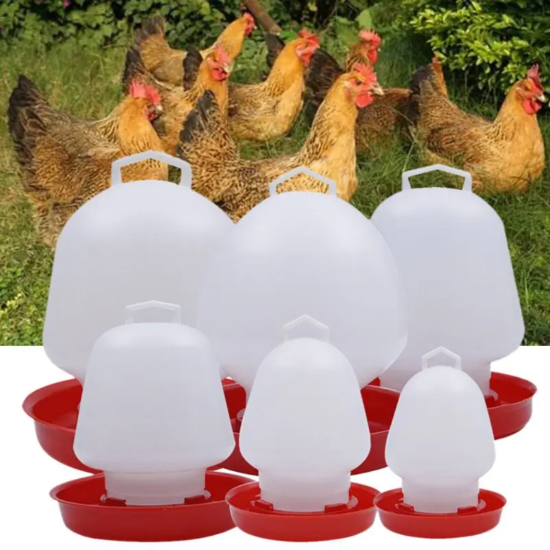 Bebedero de agua con burbujas redondas para aves de corral, dispositivo colgante para bebedero, cuenco bebedero para mascota del hogar