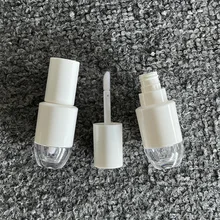 Botella de sombra de ojos líquida rellenable, tubo de plástico de brillo de labios, varita cosmética, contenedor de embalaje, 5ML
