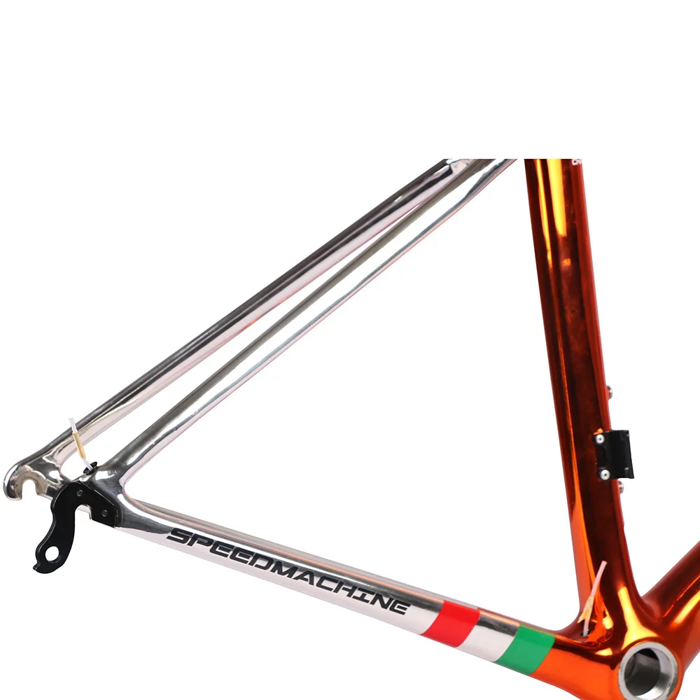 Discount Costelo Speedmachine3.0 Electroplate superlight 790g disc carbon road bike frame bicycle bicicleta carbon fiber cheap frame 4