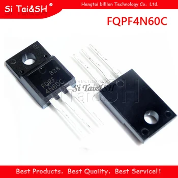 

10PCS FQPF4N60C TO-220 4N60C 4N60 TO220 FQPF4N60 new MOS FET transistor