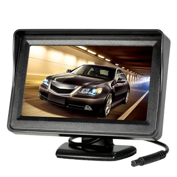 

Universal 4.3" Car Vehicle Backup Camera System Waterproof Night Vision Camera TFT Color LED Reverse Rear View Security Monitor