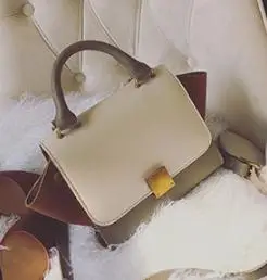 

2019 new fashion Europe and the United States wind hit color bat bag hand shoulder shoulder diagonal trend handbags