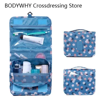 

Simple Hanging Wash Bag Travel Storage Bag Cosmetic Bag Waterproof Polyester Color Hook Cosmetic Storage Bag Cosmetic Travel