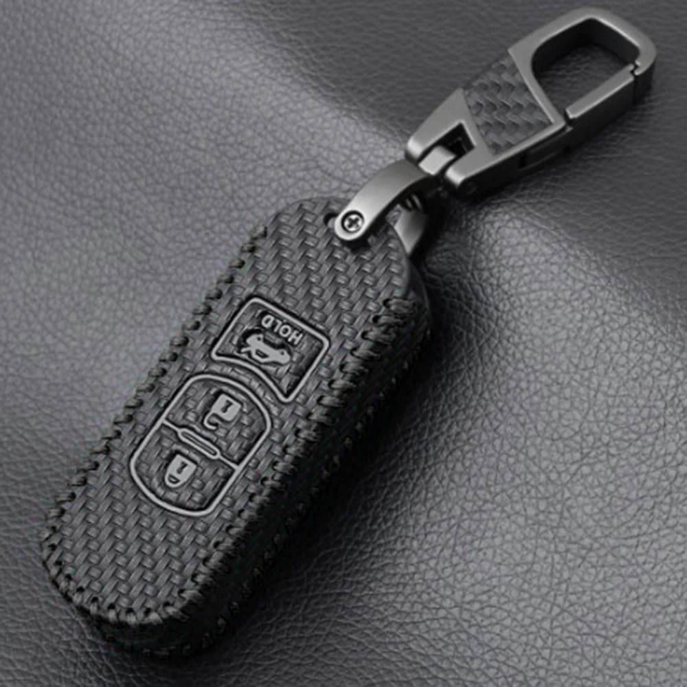 

1pc car Key Case keychain high quality for Mazda 2 3 5 6 8 Axela Atenza CX3 CX4 CX-5 CX5 CX-7 CX-9 black auto Key Case cover