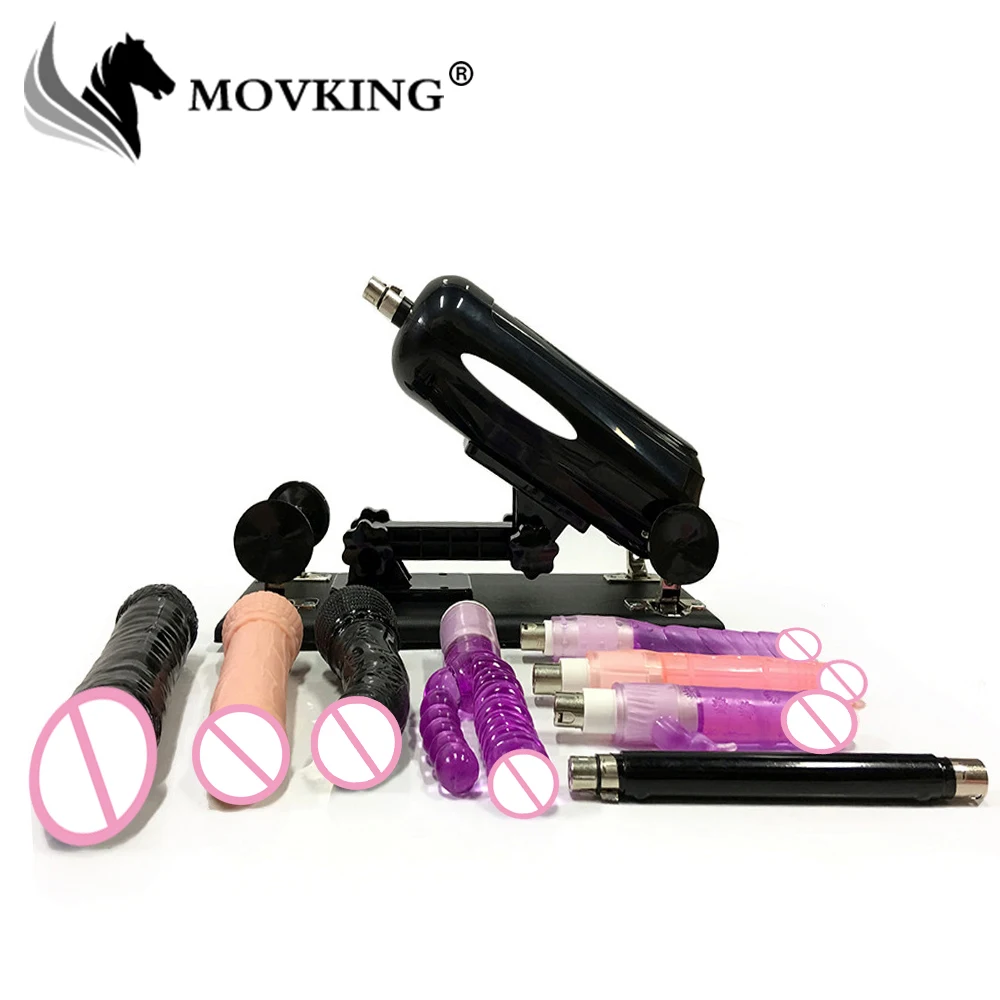 Movking Fashion Sex Machine With 7 Dildos Automatic Love Gun For Women