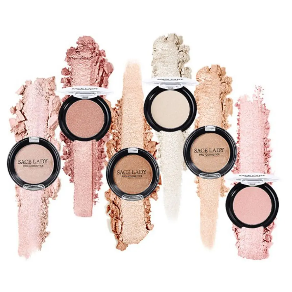 

SACE LADY 6 Colors Face Blusher Powder Makeup Cheek Face Base Blusher Texture Baked Mineral Natural Blusher Palette