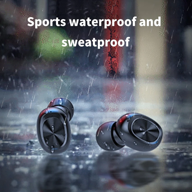 B5 TWS стерео наушники-вкладыши Bluetooth 5,0 Беспроводные наушники с беспроводной зарядкой чехол 3D стерео звук IPX5 Водонепроницаемый