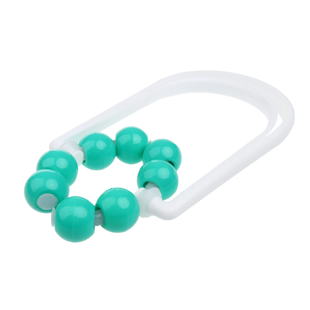 Portable Leg Massager Shoulder Neck Back Arm Foot Calf Massager Roller Ball Trigger Points Manual Massage Stick Travel Tool