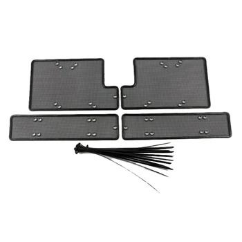 

4Pcs Car Front Grille Insert Net Insect Sning Mesh Accessories for Toyota RAV4 2019 2020