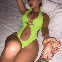 Цельный купальный костюм с вырезом для живота,, женская одежда для плавания, женский купальный костюм на шнуровке, купальный костюм, одежда для плавания, монокини