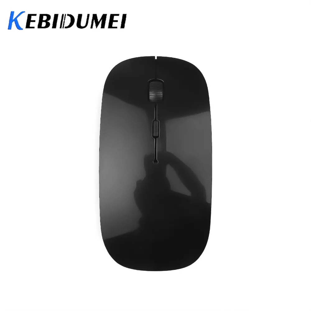 USB приемник Kebidumei 2 4 ГГц Беспроводная оптическая игровая мышь мыши ультратонкие