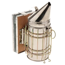 Beehive Smoker Honey Keeper Stainless Steel with Heat Shield Stainless Steel Heavy Duty