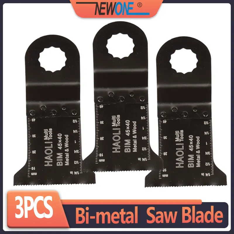3x35mm Bi-metal Saxton blades for Worx Sonicrafter Hex Drive Multitool 