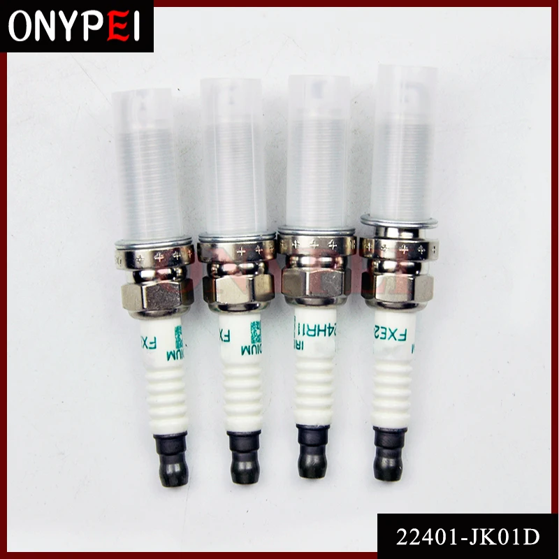 4 шт. 22401-JK01D FXE24HR11 двойной иридиевая Свеча зажигания для Nissan 370Z Infiniti Q70 QX50 3,7 FXE24HR-11 3457 22401 JK01D 22401JK01D