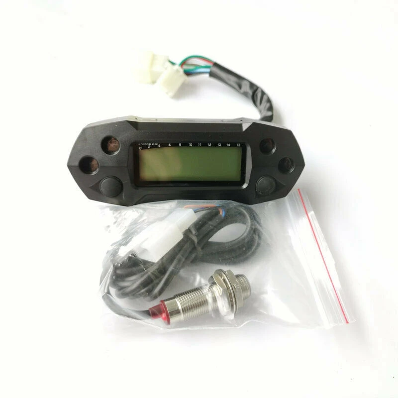 Мотоцикл Спидометр ЖК-дисплей Odemeter Электрический инъекционный карбюратор |