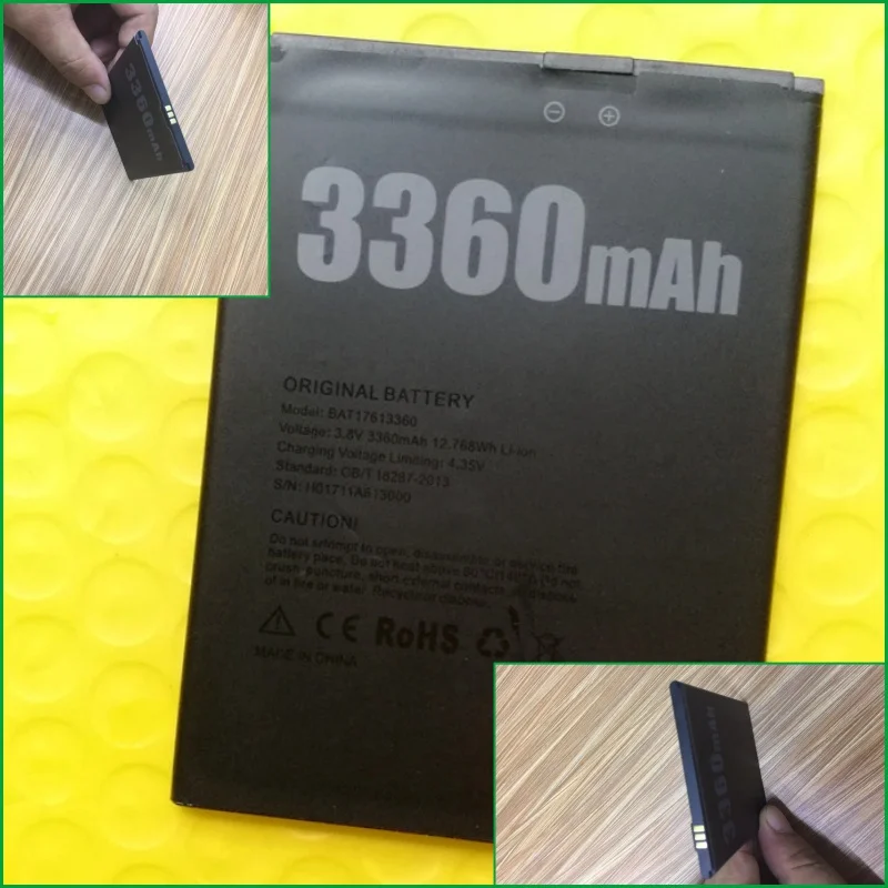 

Battery suitable for DOOGEE X30 mobile with battery model BAT17613360