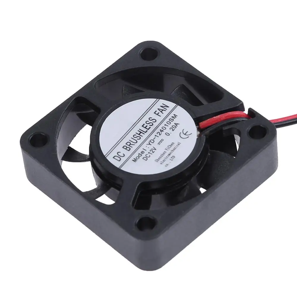 YC 124010SM Вентилятор охлаждения DC12V 40x40 мм 9 лопастей компьютера радиатор квадратная