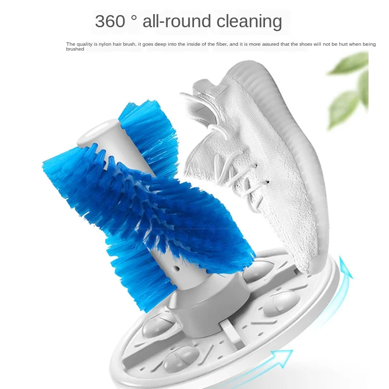 US $266.50 Shoe Washing Machine Automatic Drying Household Small Mini Lazy Shoe Brushing Artifact Shoe Brushing Machine