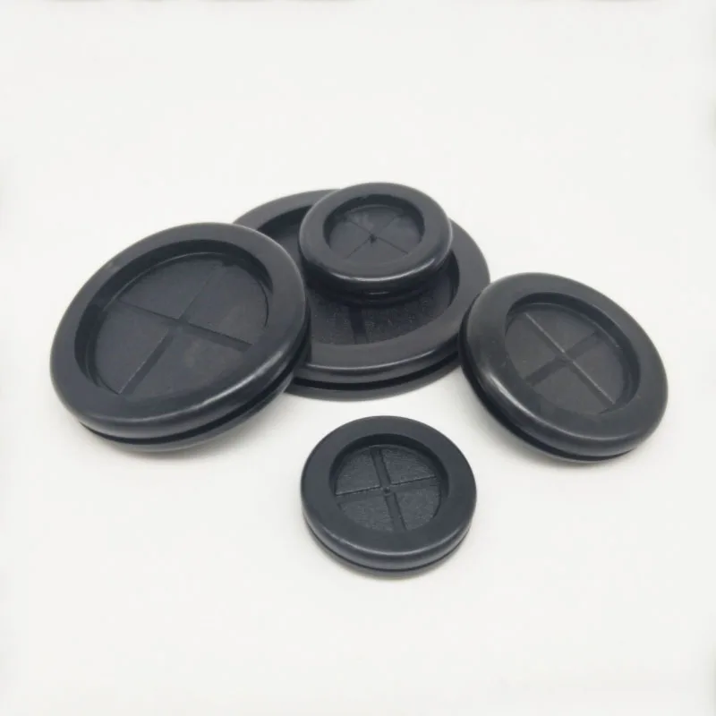 Silicone Rubber Caps Rubber Caps Silicone Rubber Plugs Rubber Sealing Ring Double Sided Protect Rubber Grommets Ring Blanking Hole Wiring Cable Gasket For Protect Wire 14*16~90*100mm