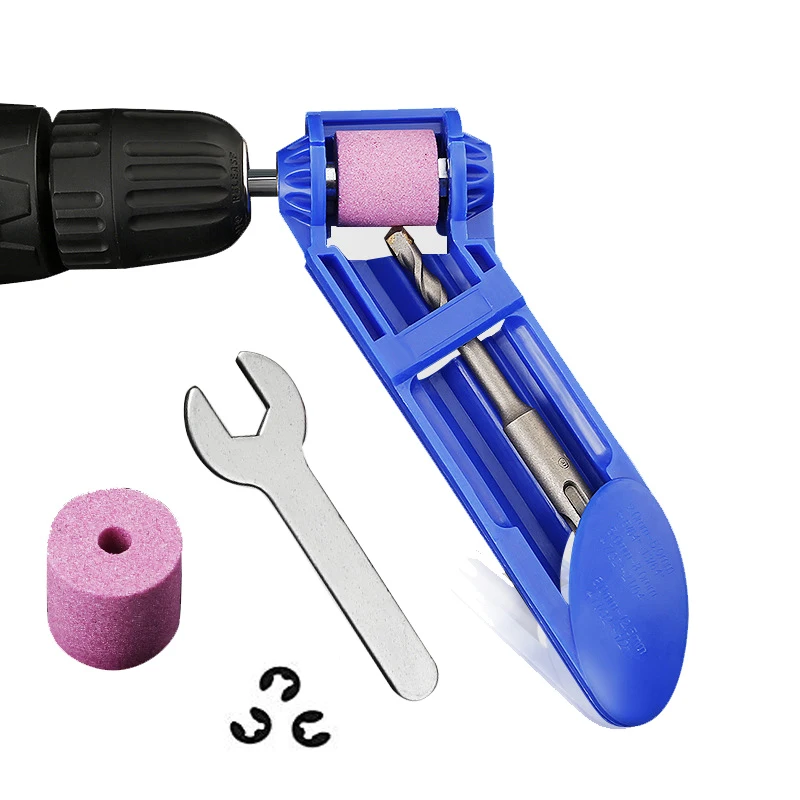 

1 Set Corundum Grinding Wheel Drill Bit Sharpener Titanium Drill Portable Drill Bit Powered Tool Parts 2021