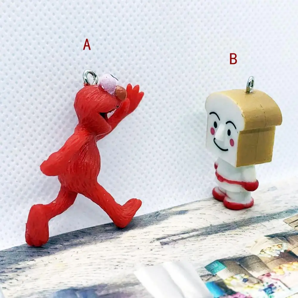 3D кавайный кабошон улица кунжута смолы Мультяшные Подвески для DIY украшения ремесла брелки модные ювелирные изделия аксессуары